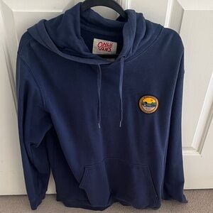 Vans Men's Navy Hoodie with Patch
